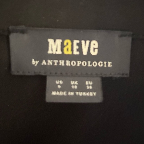 Anthropologie Black Button-Down Dress - Picture 4 of 5